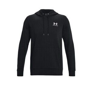 Under Armour Men's Fleece Hoodie Sweatshirt Black - Size LG